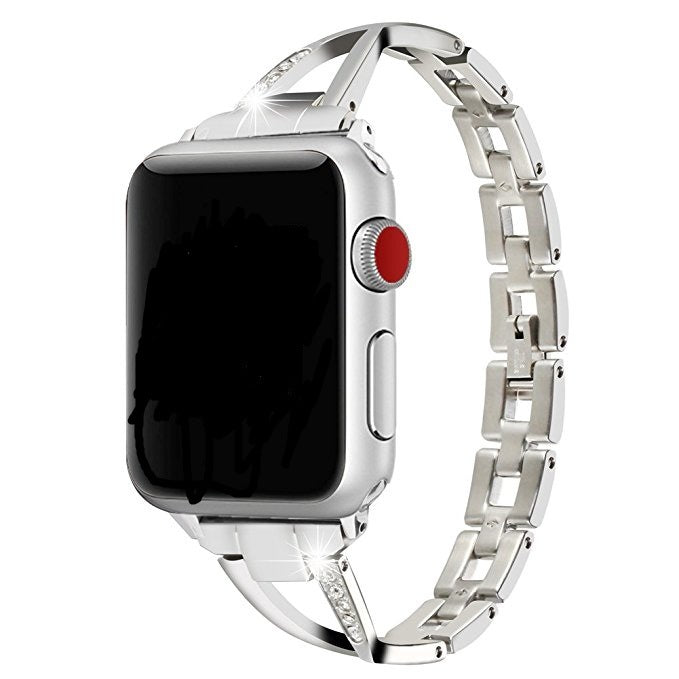 Lux Diamond X-Type Steel Watch Strap for Apple