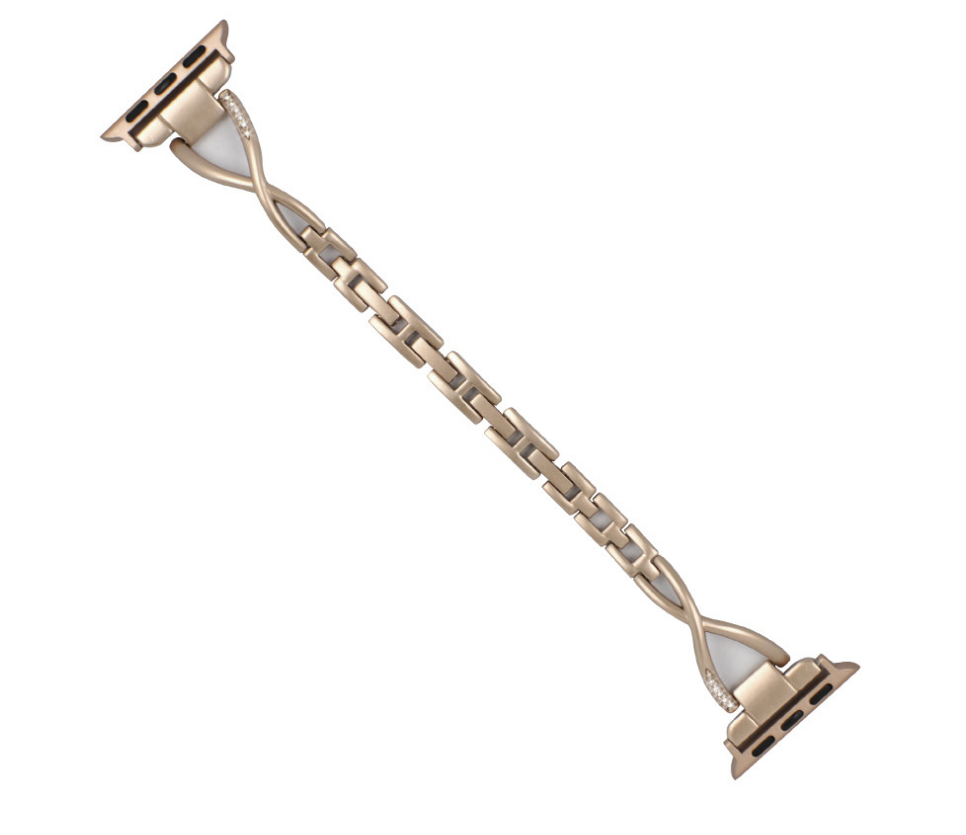 Lux Diamond X-Type Steel Watch Strap for Apple