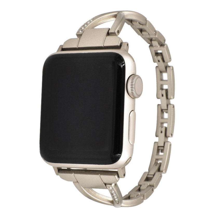 Lux Diamond X-Type Steel Watch Strap for Apple