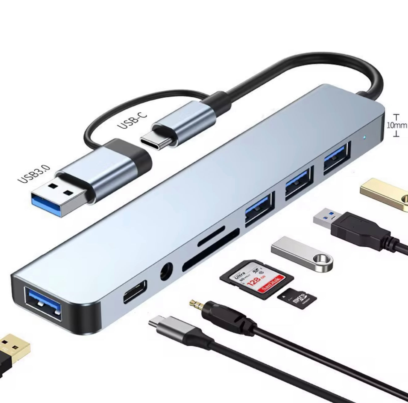 NEXHUB X7 – 7-in-1 USB-C Adapter Hub