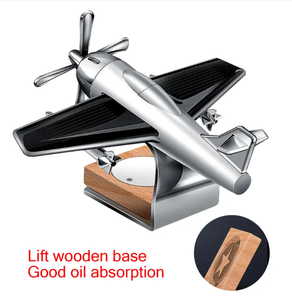 Solar Plane Car Scent Charm