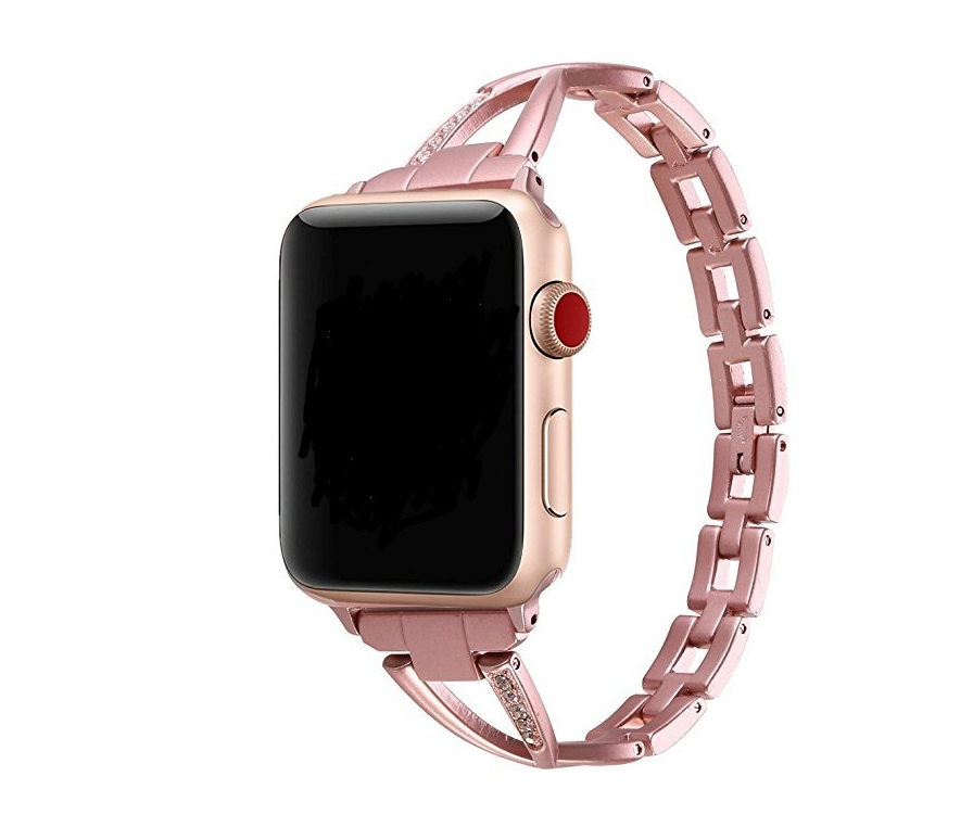 Lux Diamond X-Type Steel Watch Strap for Apple